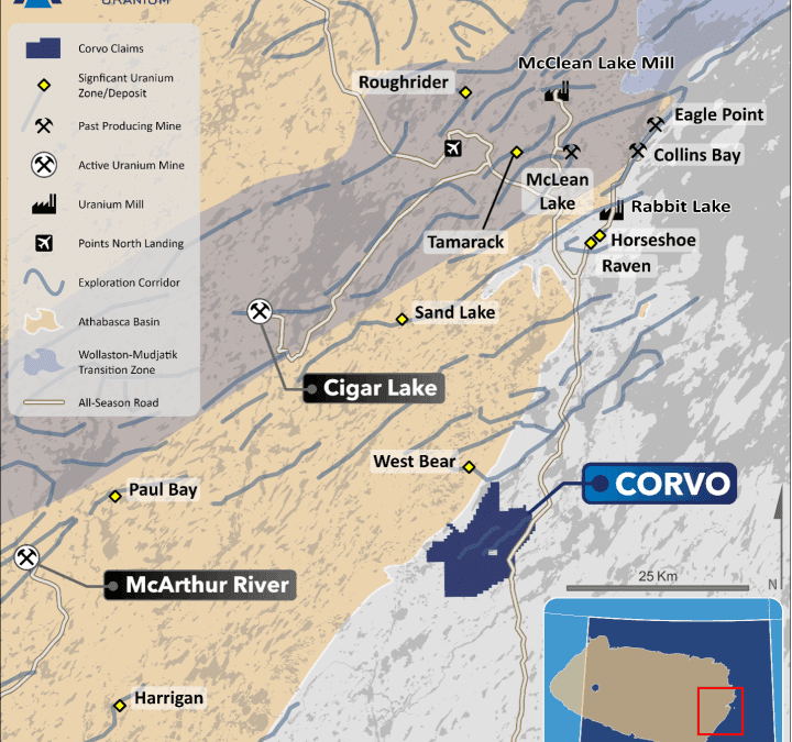 Standard Uranium Announces Results of High-Resolution TDEM Survey at the Corvo Uranium Project, Northern Saskatchewan