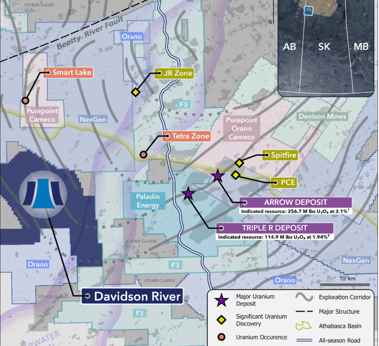 Standard Uranium Generates New High-Priority Uranium Targets at Flagship Davidson River Project Following ExoSphere Multiphysics Surveys