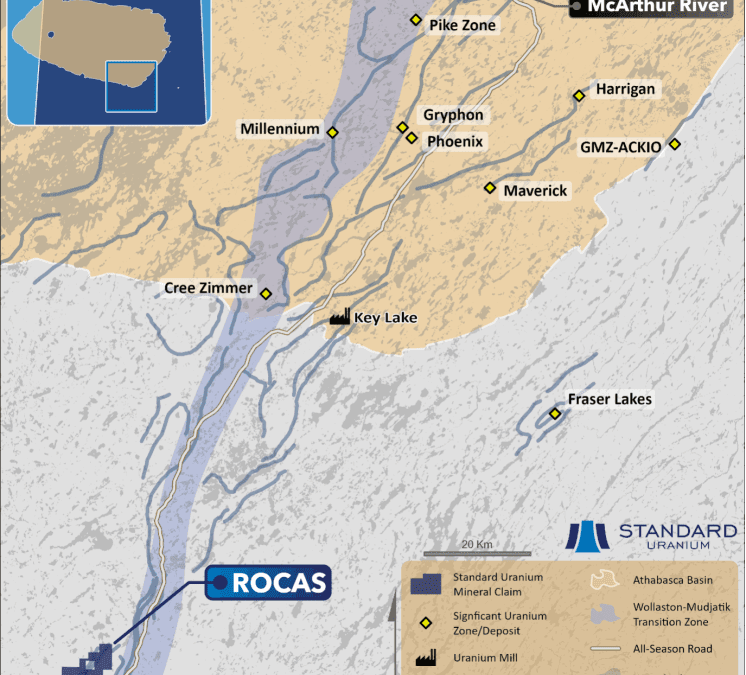 Standard Uranium Executes Letter of Intent to Option Rocas Uranium Project in Eastern Athabasca Basin