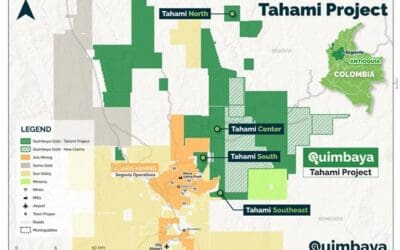 Quimbaya Gold Expands Strategic Land Position at Tahami Project