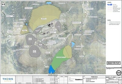 Thesis Gold Announces Positive Prefeasibility Study for Lawyers-Ranch Project: After-Tax NPV5% of $2.37 Billion and 54.4% IRR