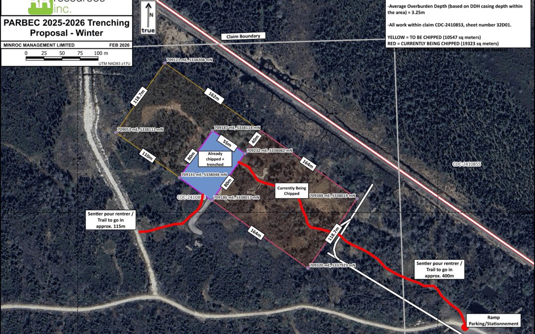 Fieldwork Extended on Renforth Resources’ Parbec Gold Deposit near Malartic, Quebec