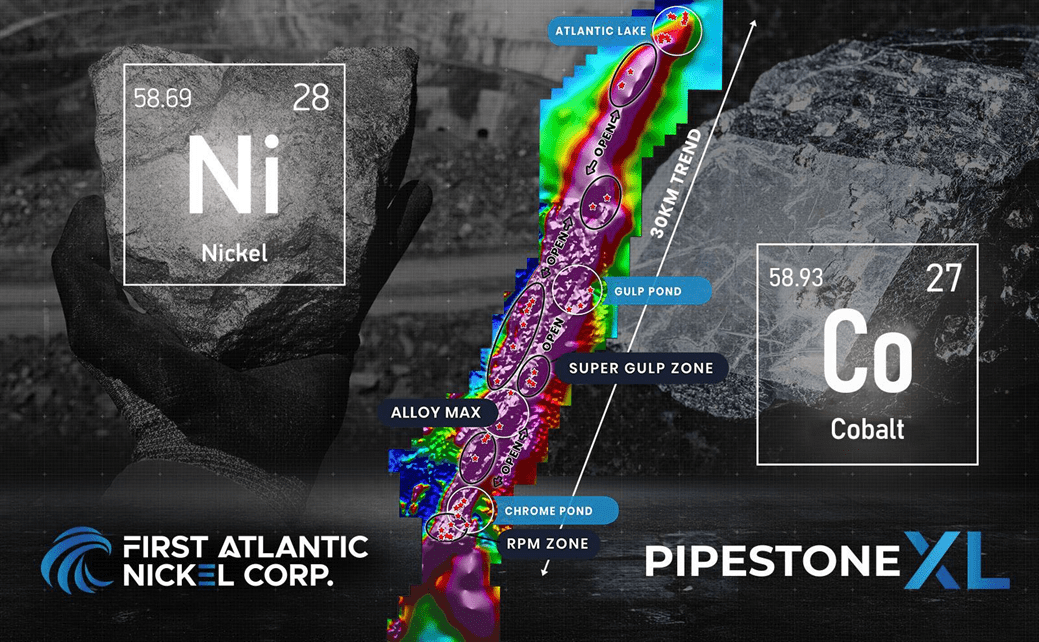First Atlantic Nickel Announces Name Change to First Atlantic Nickel & Cobalt Ahead of the Washington DC Safe Summit, Reinforcing the Natural Cobalt Content of Awaruite – a Rare, Naturally Magnetic (Ni-Fe-Co) Alloy That Is Sulfur-Free and Can Bypass Midst