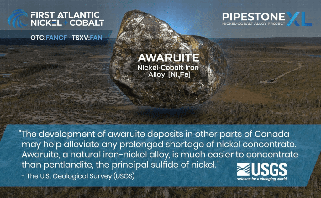 Quote from from USGS on Awaruite Deposits