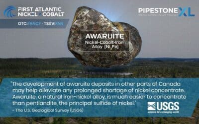 First Atlantic Nickel Drills Second Large-Scale Awaruite (Ni-Fe-Co Alloy) Discovery at Alloy Max North, Pipestone XL Project, 5.2 km North of RPM Zone – Visible Awaruite Over 414-Meter Drill Hole Ending in Open Mineralization